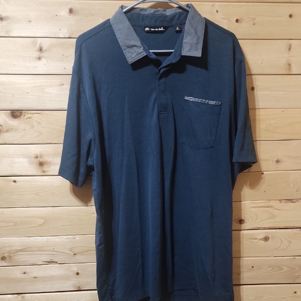 Travis Mathew Polo Shirt Pocket Size XL